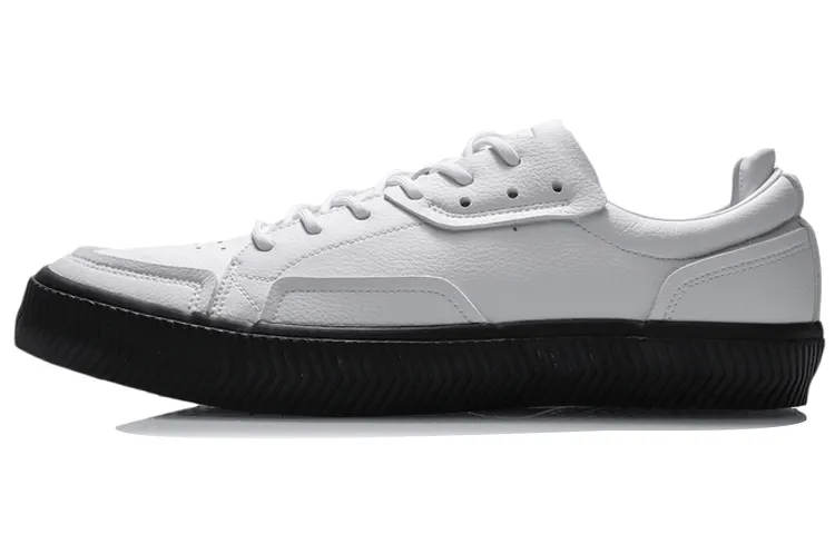 Li Ning Textile, Synthetic Leather Slip Resistant, Abrasion Resistant, Lightweight Low top Skateboard Shoes Men's