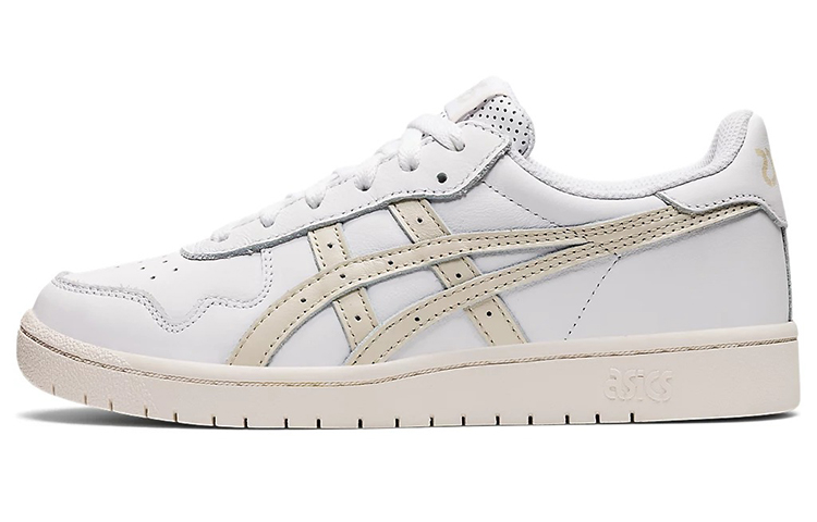 Asics JAPAN S Slip Resistant, Lightweight, And Breathable Low top Skateboard Shoes Men's White Gray