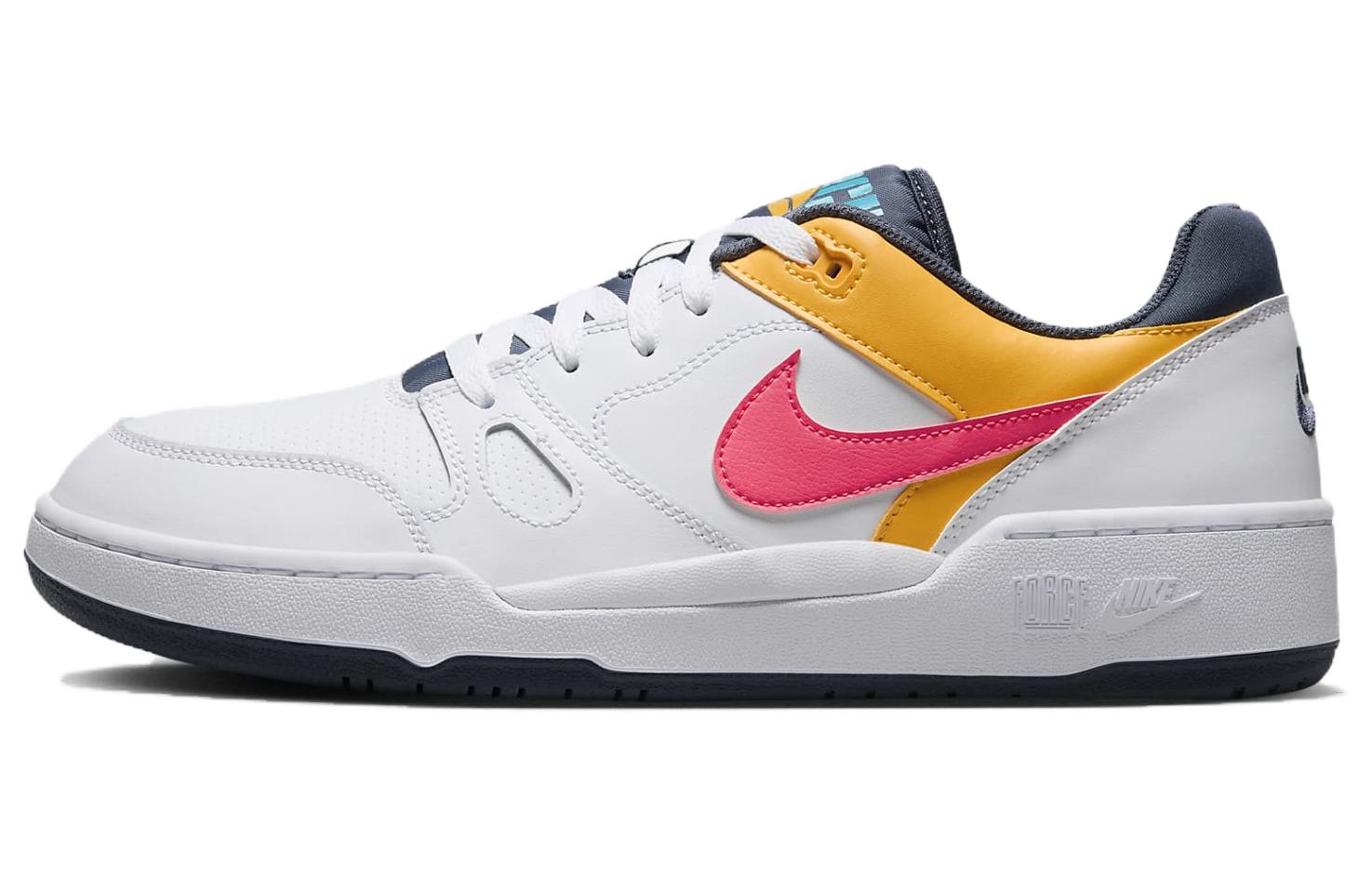Nike Full Force Low White Thunder Blue Dusty Cactus Racer Pink