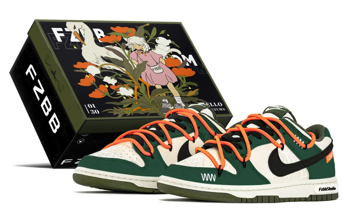 Nike Dunk Impact Resistance Height Increasing Impact Resistance Height Increasing Low top Skateboard Shoes Unisex