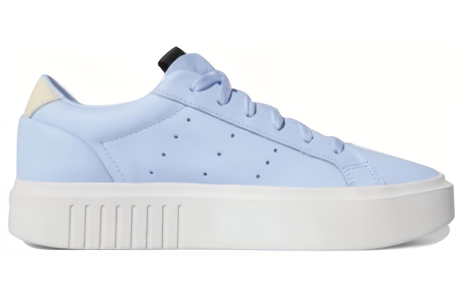 Женские кеды adidas originals Sleek Super (синий) — фото 2