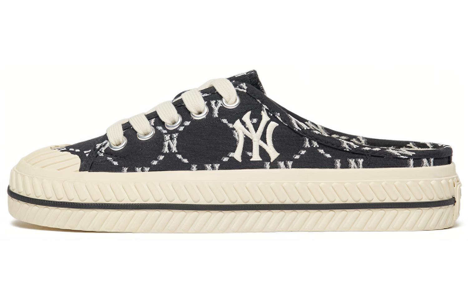 MLB Playball Mule Low top Skateboard Shoes Unisex Black