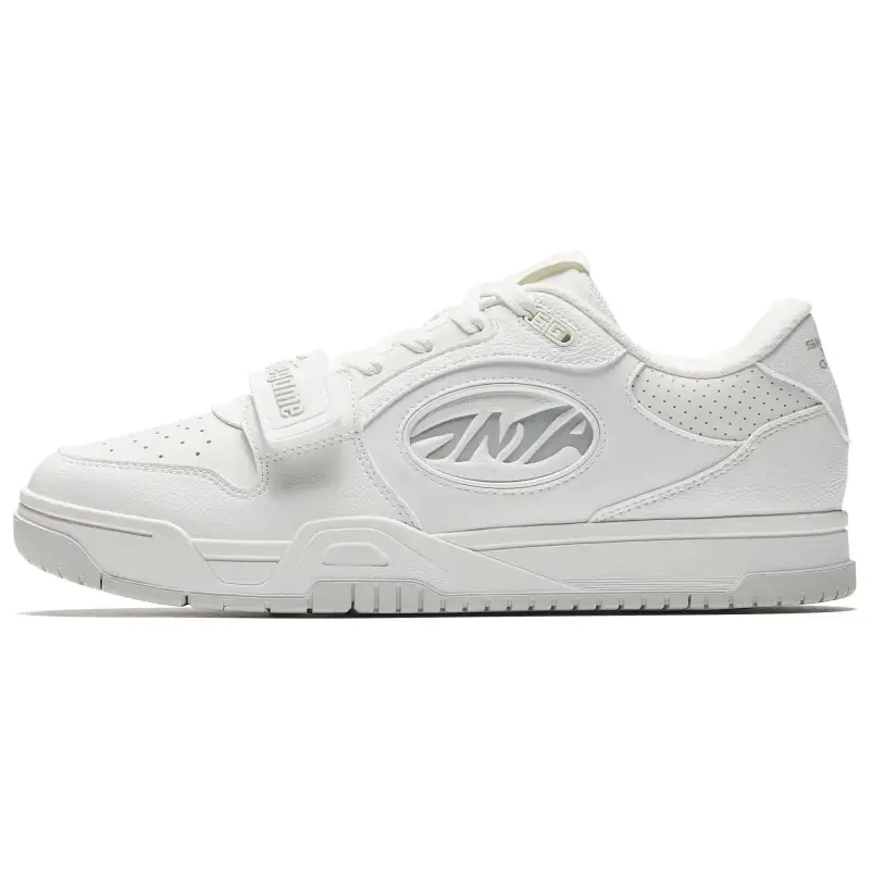 Anta STG Height Increasing Abrasion Resistant Slip Resistant Low top Skateboard Shoes Men's White