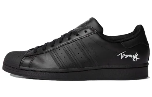 Adidas Originals Superstar Collection Customized Low top Skateboard Shoes Men's Black White