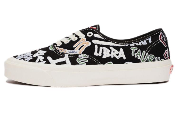 Кеды Vans Authentic LX “Zodiac Pack” (черные с вышивкой) — 黑色刺绣 — фото 1