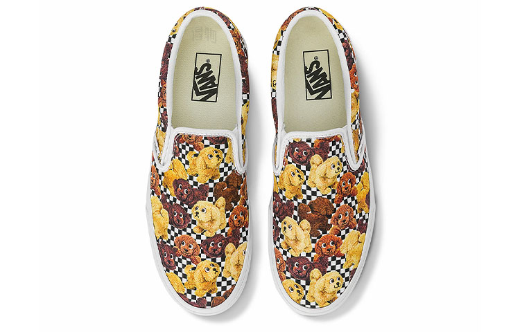 Слипоны Vans slip-on (разноцветные) — фото 3