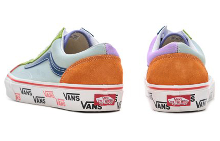 Кеды Vans Style 36 (сине-зелено-красные) — фото 3