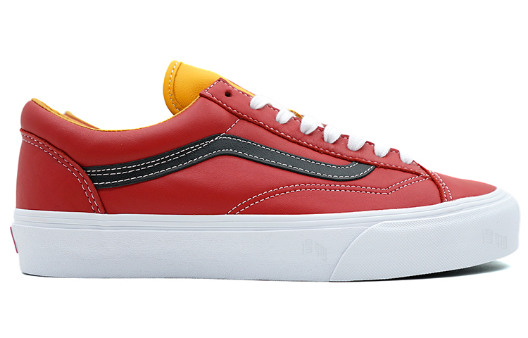 Кеды Vans Style 36 (красно-черные) — фото 2