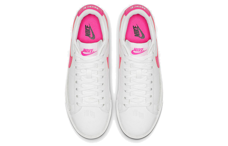 Женские кеды Nike Blazer OG (бело-розовые) — фото 3