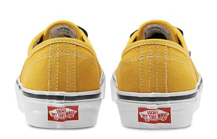 Кеды Vans Authentic 44 DX (желто-белые) — фото 5