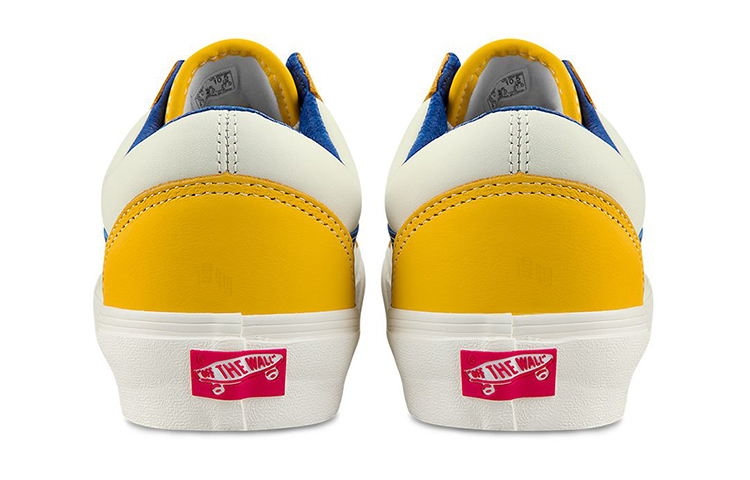 Кеды Vans Old Skool Vlt LX (желто-бело-синие) — фото 5