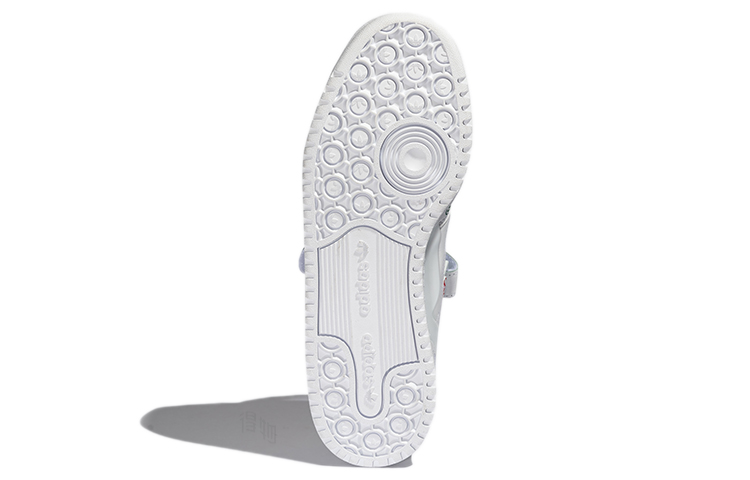 Унисекс кеды adidas originals FORUM low (бело-цветные) — Белый / синий / жёлтый / красный / зелёный — фото 6
