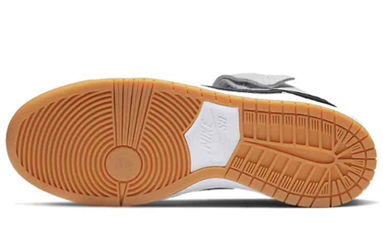 Кеды Nike Dunk SB Pro Iso (бело-черные) — фото 5