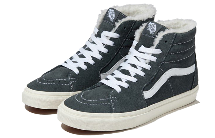 Кеды Vans SK8 (серый / черный) — Серыйчёрный — фото 2