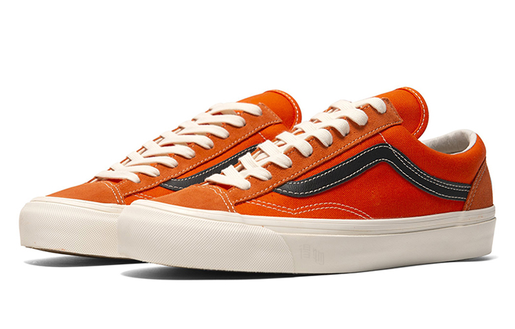 Кеды Vans Og Style 36 Lx (оранжевые) — фото 3