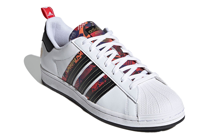 Кеды adidas originals SUPERSTAR "CNY" (бело-черно-красный) — Белый / чёрный / красный — фото 3
