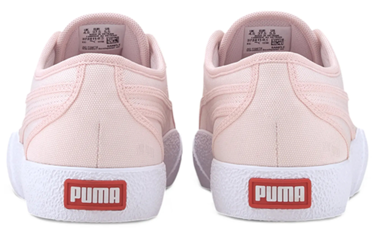 Женские кеды PUMA Love Canvas (розово-белые) — Розовый / белый — фото 3