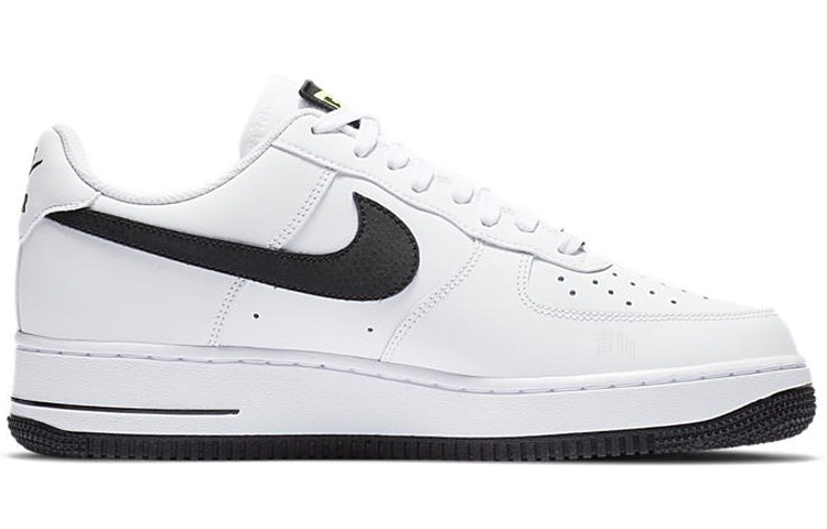 Кроссовки Nike Air Force 1 NY vs NY (бело-черные) — Белыйчёрный — фото 2
