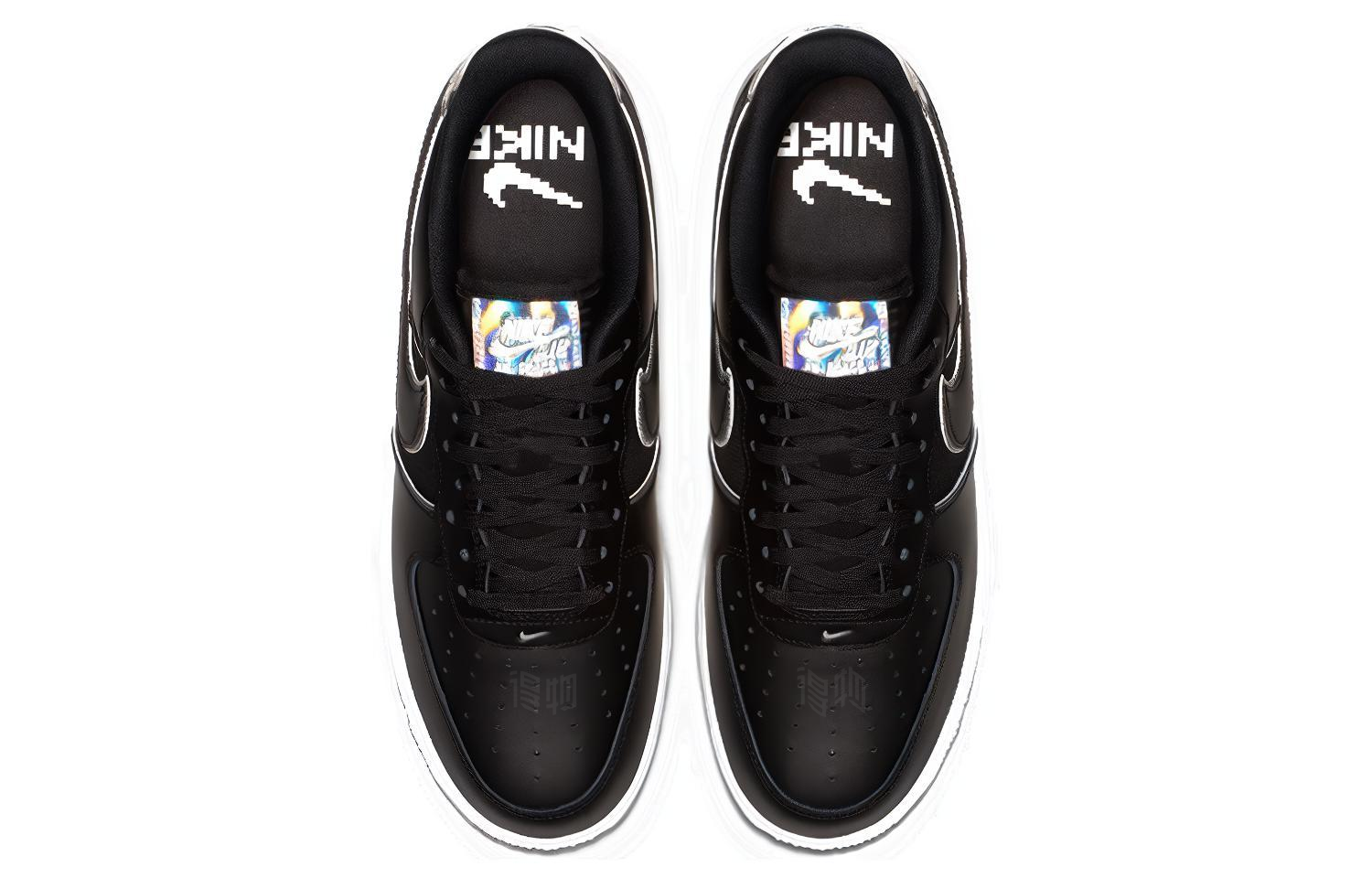 Мужские кроссовки Nike Air Force 1 OG Y2K (черно-белые) — Чёрный / белый — фото 4