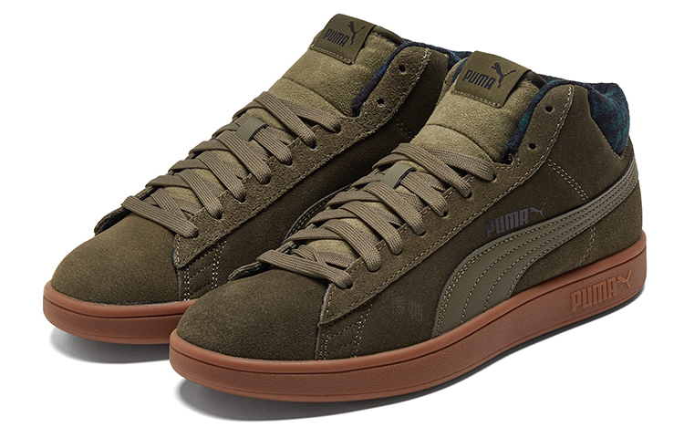 Кеды PUMA Smash (зеленые) — фото 2