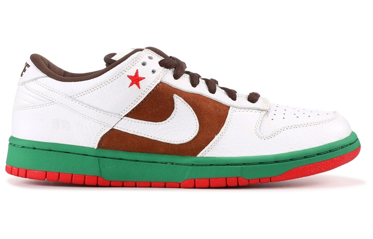Мужские кроссовки Nike Dunk SB Cali (белые) — фото 2