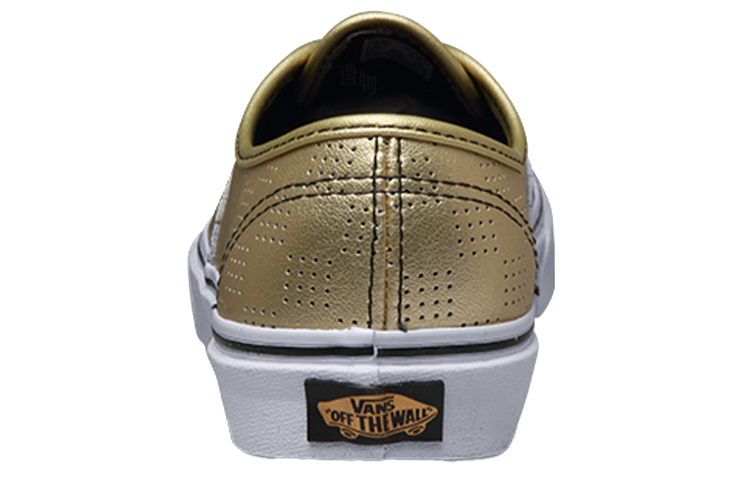 Кеды Vans Authentic (золотой и белый) — Золотой / белый — фото 4