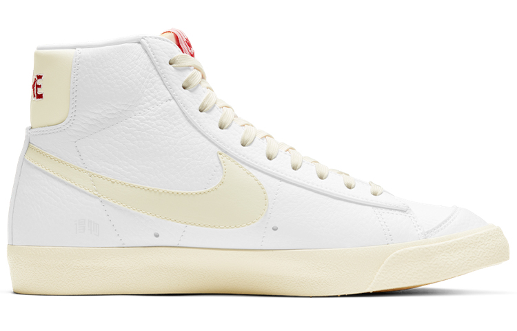Кеды Nike Blazer 77 Vintage "Popcorn" (бежевый / желтый) — Бежевыйбелый / жёлтый — фото 2