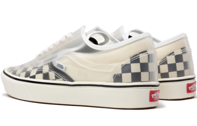 Кеды Vans Slip-Skool Comfycush (черно-белые) — Чёрныйбелый — фото 4