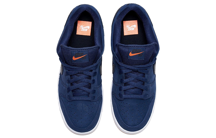 Унисекс кеды Nike Dunk SB Pro Iso "Navy Gum" (темно-синие) — фото 4