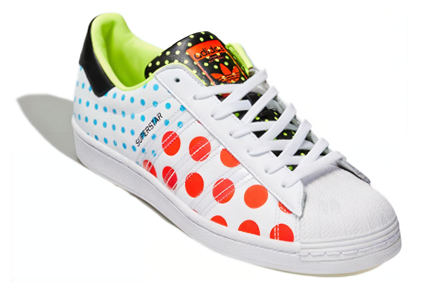 Кеды adidas Superstar (бело-красно-синий) — фото 3