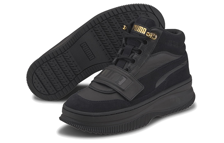 Женские кеды PUMA DEVA Suede (черные) — Чёрный — фото 5