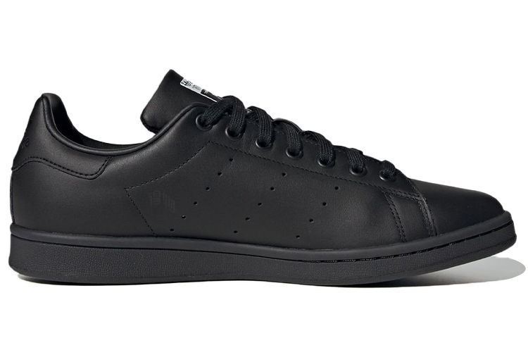 Кеды adidas Stan Smith (черно-красно-белые) — фото 2