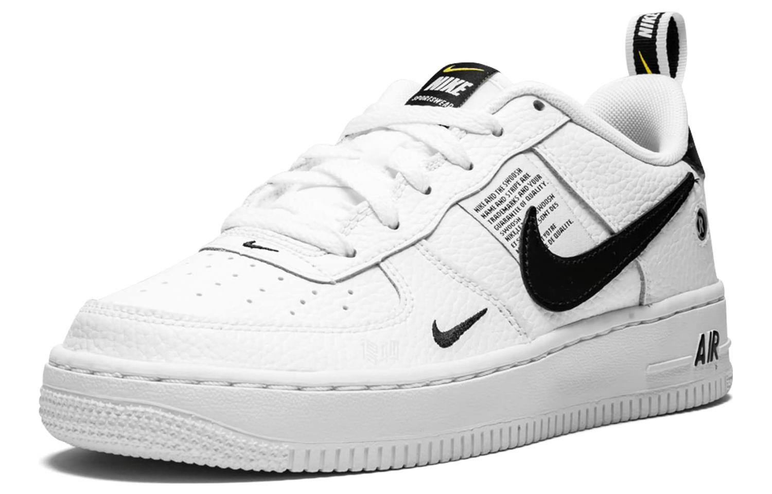 Кеды Nike Air Force 1 07 LV8 Utility Black (белые) — фото 2