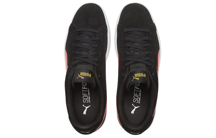 Кроссовки PUMA Smash v2 (черно-красные) — фото 4