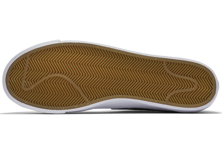 Мужские кеды Nike Blazer PRM SU19 (бело-фиолетовые) — Белыйфиолетовый — фото 5