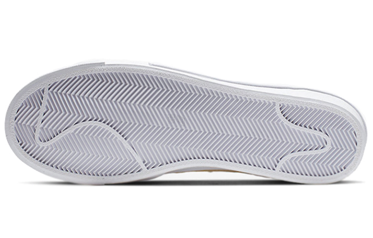 Кеды Nike Drop-Type LX (бежево-синие) — Белый — фото 4