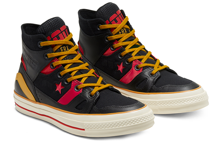 Кеды Converse 1970s E260 (черно-желто-красные) — Чёрный / жёлтый / красный — фото 3