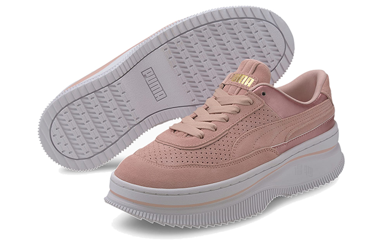 Женские кеды PUMA DEVA Soft (розово-белые) — фото 3