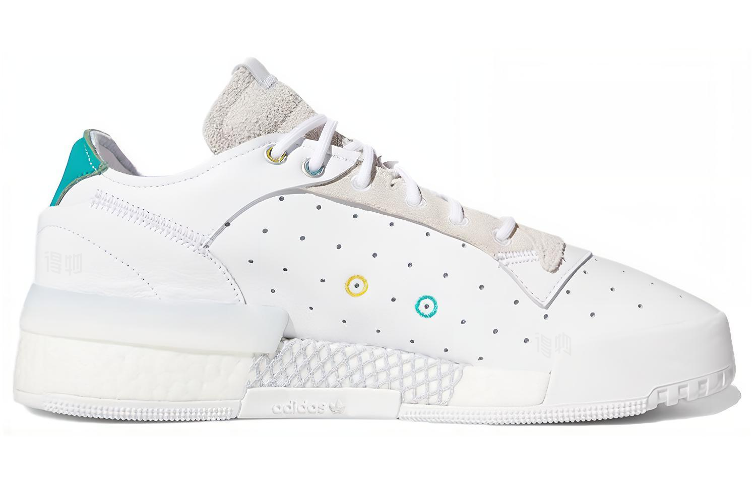 Кеды adidas Rivalry Rm Low (бело-зеленые) — фото 2