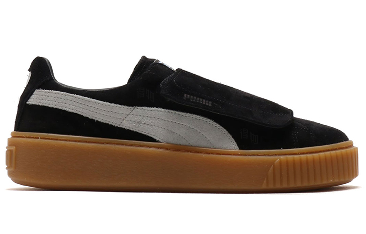Женские кеды PUMA Platform Strap (черные) — Чёрный — фото 2