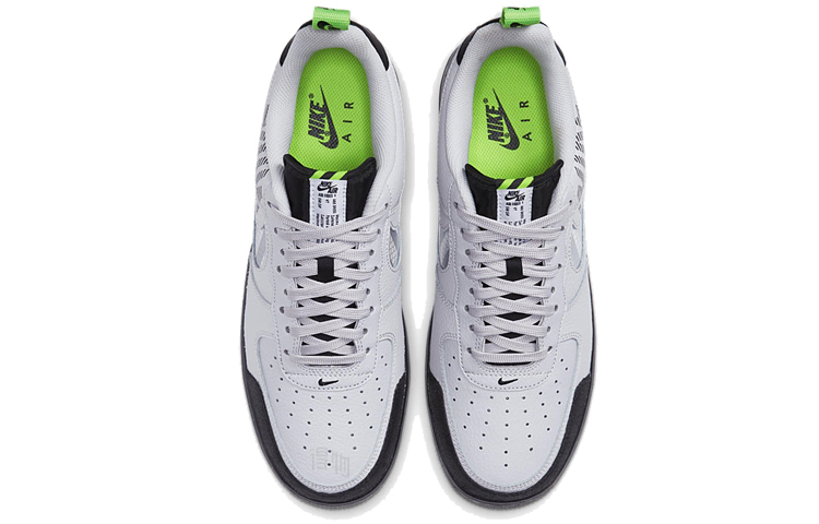 Мужские кроссовки Nike Air Force 1 (бело-черные) — фото 4