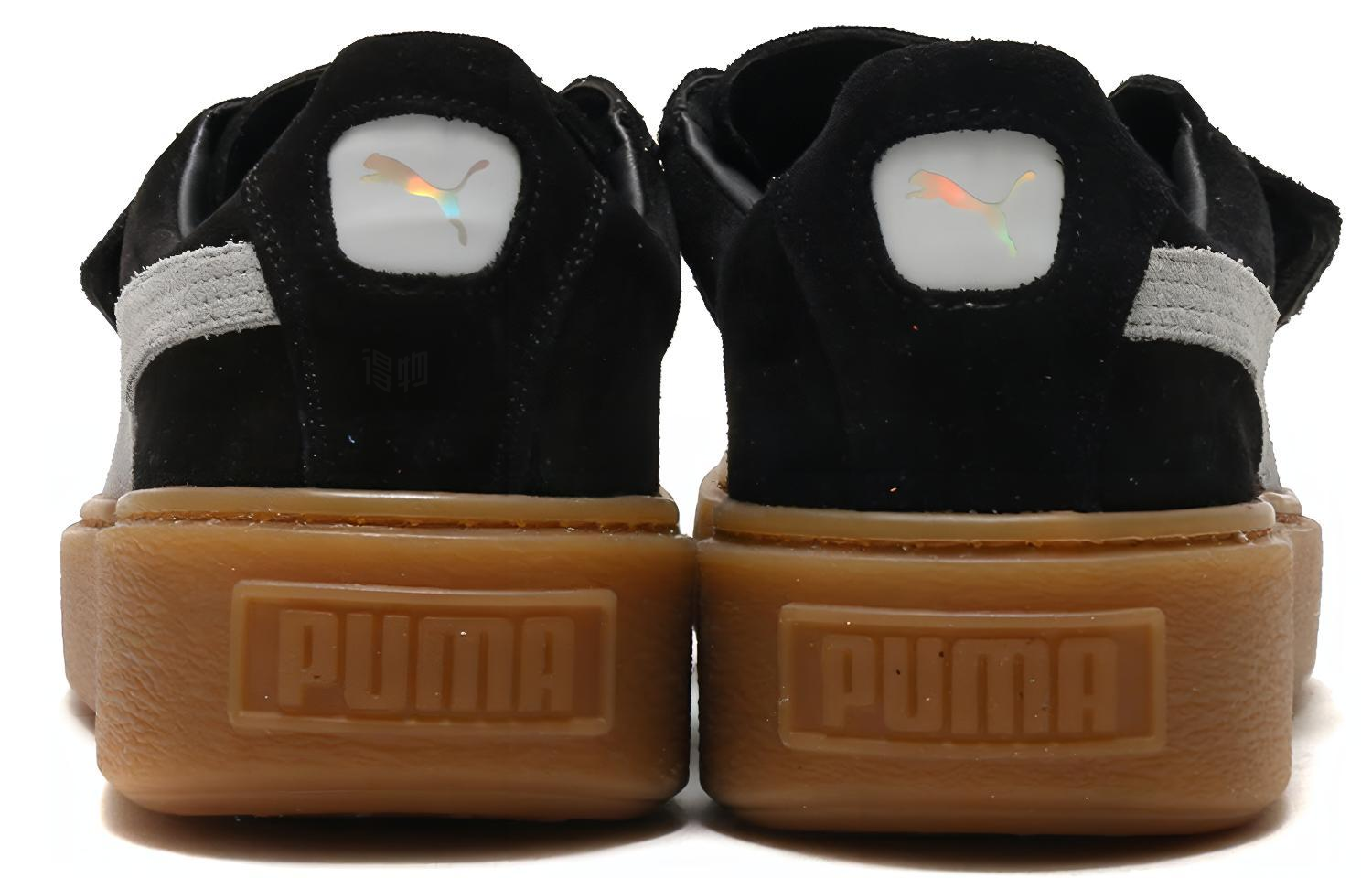 Женские кеды PUMA Platform Strap (черные) — Чёрный — фото 4