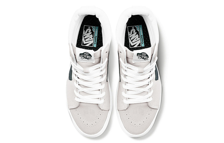 Кеды Vans SK8 Comfycush (серо-зеленые) — Серый / зелёный — фото 4