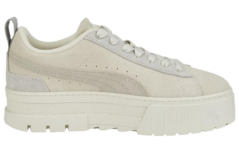 Женские кроссовки PUMA Mayze First Sense (миндально-серый) — фото 2