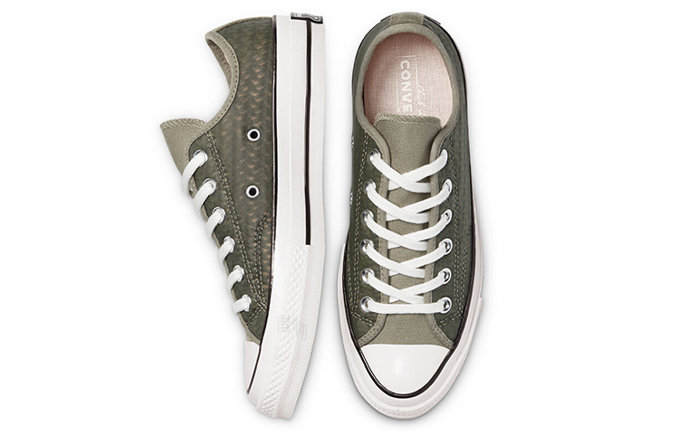 Кеды Converse 1970s Khaki Rubber (оливковые) — фото 4