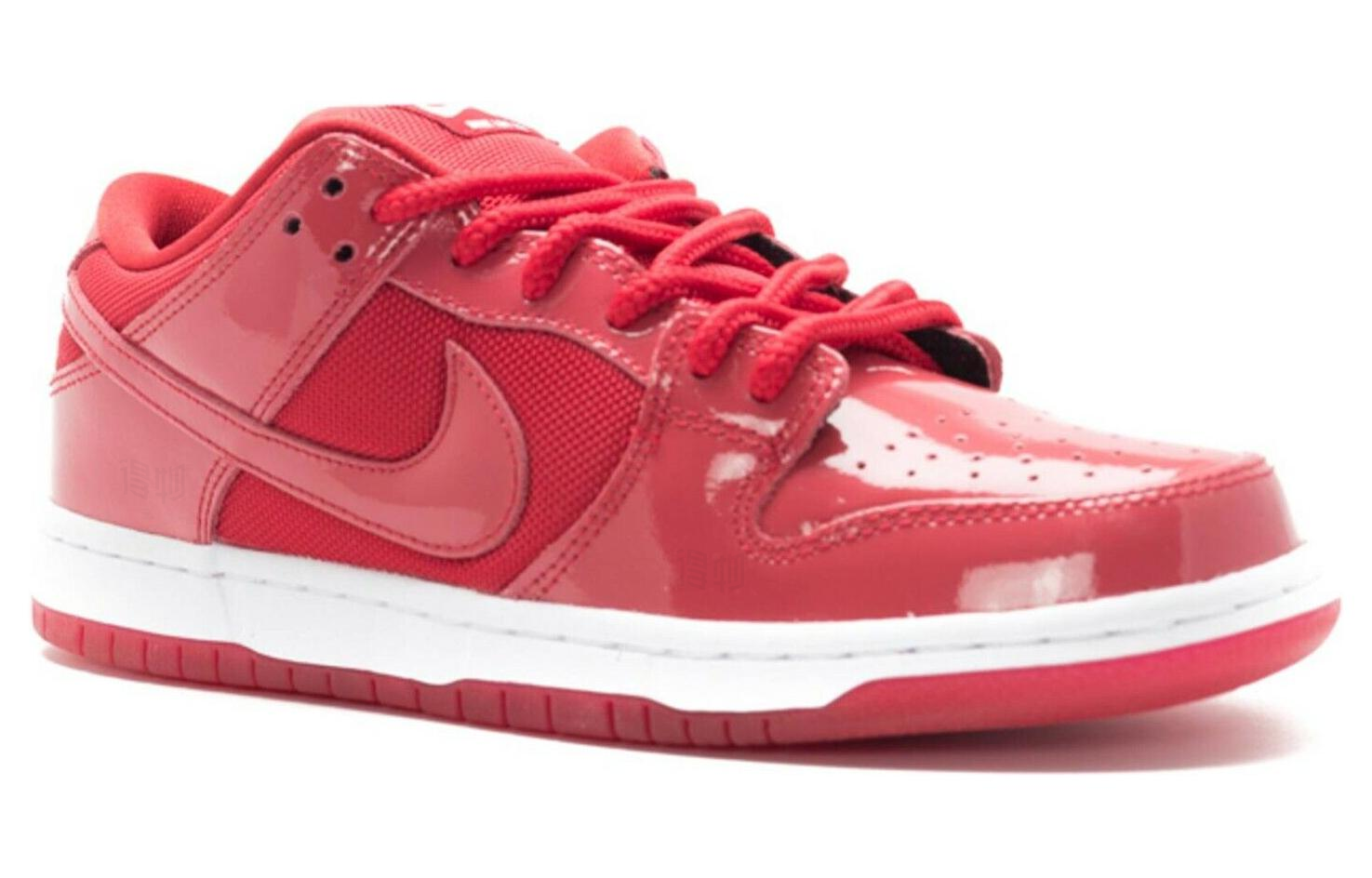 Мужские кроссовки Nike Dunk SB Red Space Jam (розовые) — Красный / белый / красный — фото 3