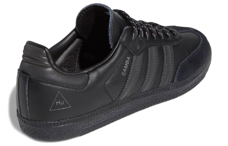 Кеды adidas originals x Pharrell Williams Samba t (черные) — фото 4