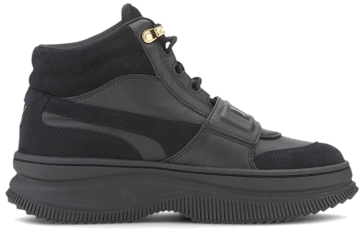 Женские кеды PUMA DEVA Suede (черные) — Чёрный — фото 2