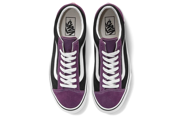 Кеды Vans Style 36 (черно-фиолетовый) — фото 3