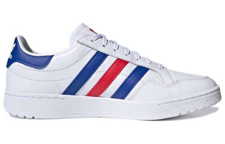 Кроссовки adidas originals Team Court (бело-сине-красные) — фото 2